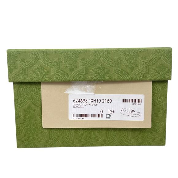 Gucci Ayrton Web GG Logo Horsebit Leather Driver Loafer Brown Size 12.5 - Picture 16 of 16